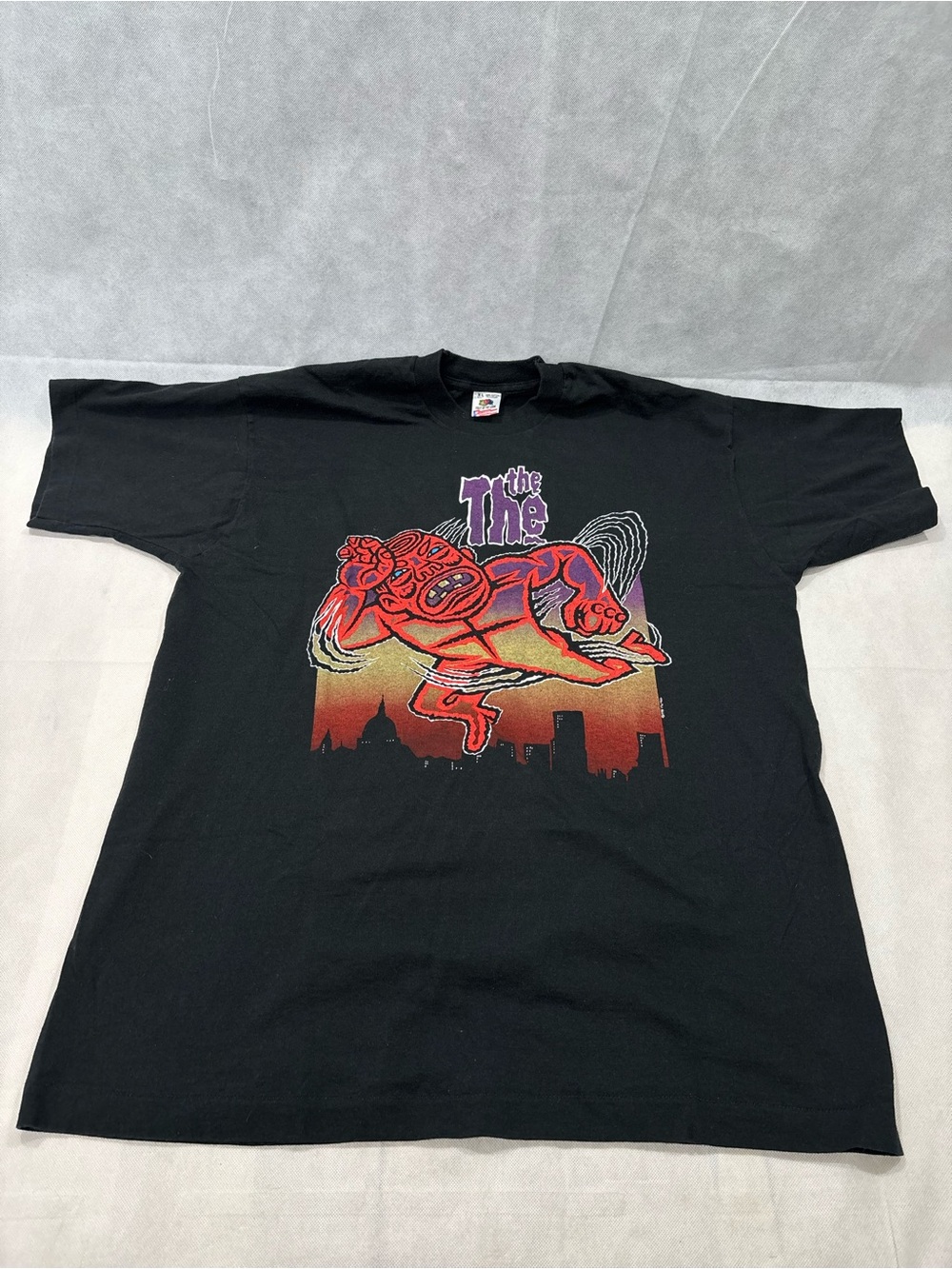 Vintage The The Band Dusk Tour T Shirt XL Black Fruit Of The Loom USA